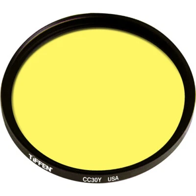 Tiffen 105mm Coarse Thread CC30Y Yellow Filter MFR #105CCC30Y - Image 1 of 4