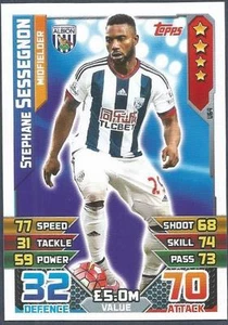 Topps Match Attax 2015-16 - #U64 - West Bromwich Albion - Stephane Sessegnon - Bild 1 von 1