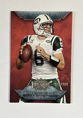 2012 Topps Triple Threads Mark Sanchez Red Base New York Jets #64 /989 NFL - Image 1 of 2