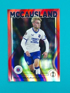 Topps UCC Flagship 2024-25 Ross McCausland Red Flowfractor - Picture 1 of 2