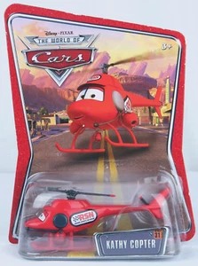 Disney Pixar Il mondo delle auto Kathy Copter #31 veicolo pressofuso nuovo sigillato - Foto 1 di 10