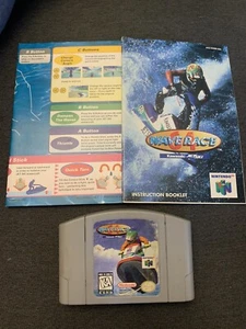 Wave Race 64 Nintendo 64 N64 Authentic Game Manual & Operation Card Tested - Picture 1 of 2