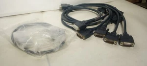 Seis cables de consola serie enrutador de conmutador DTE/DCE Cisco HD606-3FT - Imagen 1 de 4