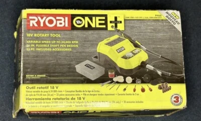Kit de herramientas Ryobi ONE+ 18V 34000 RPM - P460K1SB (verde) nuevo sellado Foto 1 de 4