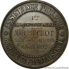 F2186 Médaille Assistance Publique Bienfaisance Huchot 1Er Arrond Paris Roty