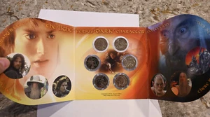 LORD OF THE RINGS 2003 New Zealand $1 Silver Coin Light vs Dark character set - Picture 1 of 7