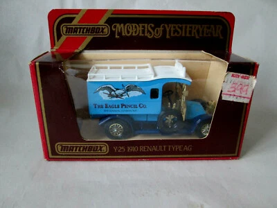 1984 Matchbox 1910 Renault Type AG Eagle Pencil Truck Y-25 Models of Yesteryear  - Image 1 of 4