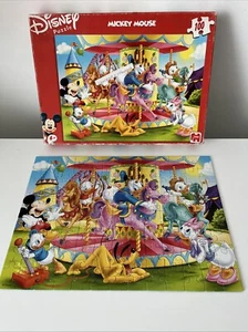 Vintage Disney Mickey Mouse Fairground Carousel Puzzle Jumbo Brand 100 Pieces - Picture 1 of 10