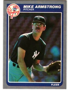 1985 Fleer #120 Mike Armstrong New York Yankees - Picture 1 of 2