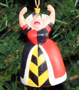 PERSONALIZADO Disney Alicia en el País de las Maravillas Reina Roja Villano Navidad Adorno PVC NUEVO - Imagen 1 de 3