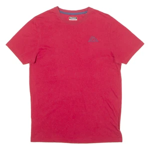 KAPPA Mens T-Shirt Red Crew Neck M - Picture 1 of 6