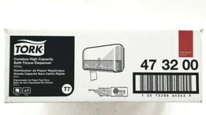 Dispensador de tejidos de baño TORK sin núcleo alta capacidad diseño de elevación blanco 473200 - Imagen 1 de 5