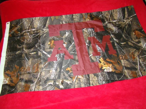 New Texas A&M Aggies CAMO 3' X 5' FLAG  BSI Yard Garden Banner Cover