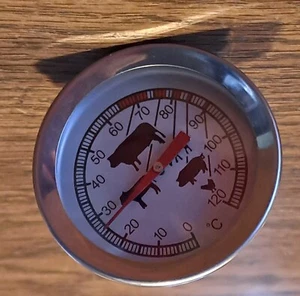 BBQ Grill Thermometer Fleisch Braten Backofen Kerntemperatur Messer Analog - Bild 1 von 4