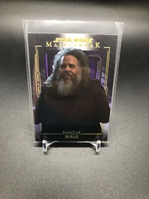 2020 Topps Star Wars Masterwork PURPLE Parallel RANZAR MALK 14/50 - Image 1 of 4