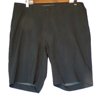 Pantalones Cortos Ben Hogan Para Hombre TALLA 36 Negros A Cuadros Rendimiento Golf Aire Libre Deportes Usados en Excelente Condición Foto 1 de 4