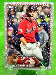 Will Brennan RC - Metallic Holiday - 2023 Topps Holiday - #H61 CLE Guardians - Picture 1 of 11