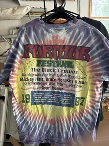 1997 Further Festival T Shirt Xl The Black Crowes Bob Weir Mickey Hart - Bild 1 von 3
