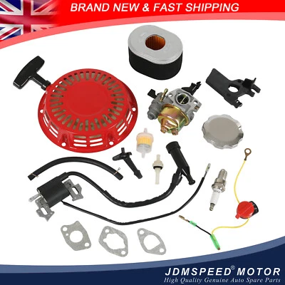 Carburetor Plug Ignition Coil Recoil Gaskets Service Kit Fit Honda GX200 GX160 - Image 1 of 4