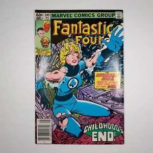 Marvel Comics Fantastic Four 245 Newsstand FN Key Issue Avatar Franklin Richards - Imagen 1 de 8