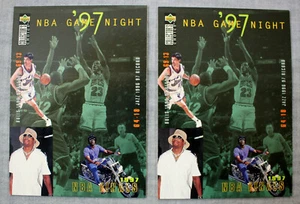 Michael Jordan Pippen Rodman Bulls Jazz 1997 Collector's Choice Game Night #185 - Picture 1 of 3