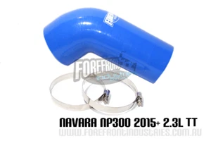 NP300 Navara Intake Pipe Upgrade inlet hose 2.3L 2015+ twin turbo diesel BLUE - Picture 1 of 1