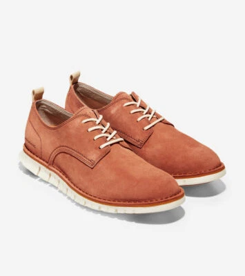 COLE HAAN ZEROGRAND WINGTIP OXFORDS SUEDE MEN'S SIZE 8.5 New - Image 1 of 4