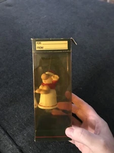 1983 Vintage American Greetings Ziggy Mini Porcelain Bell Christmas Ornament - Picture 1 of 7