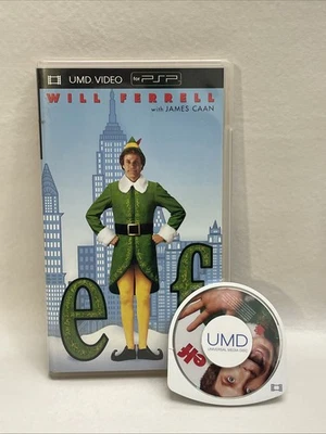 Elf Sony PSP UMD 2003 Movie  Will Ferrell James Caan with Extra Bonus Features Foto 1 de 4
