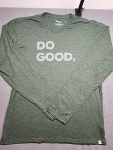 Cotopaxi Do Good T-Shirt Manica Lunga Uomo XLarge Verde - Foto 1 di 6