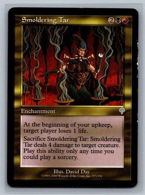 Magic The Gathering Invasion Smoldering Tar #275/350 MTG TCG CCG - Image 1 of 2