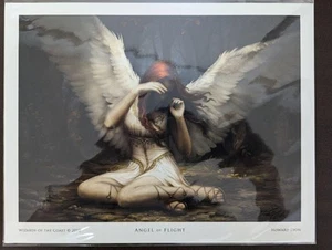 Magic: The Gathering Angel of Flight Alabaster Howard signierter Kunstdruck Japan - Bild 1 von 12
