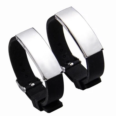  ID Bracelet Medizinisches Armband Edelstahl Armbänder Aus Styles - Bild 1 von 4