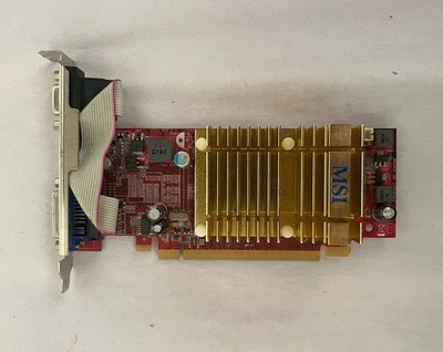 MSI NVIDIA 180-10729 ETON ET856 PCIe Express Video Graphics Card VGA HDMI DVI - Image 1 of 3