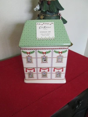 CATH KIDSTON 7.75in Stoneware Ceramic House Storage Jar/NIB - Image 1 of 4