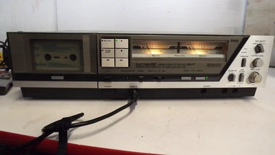 DENON DR F7 CASSETTE DECK GOOD WORKING ORDER - image 1 of 4