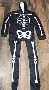 Skeleton Halloween Costume Hoodie Bones Youth Xl - Picture 1 of 3