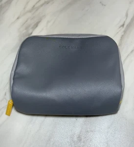 Nice Cole Haan Toiletries bag Gray and Yellow American Airlines Promo - Picture 1 of 6