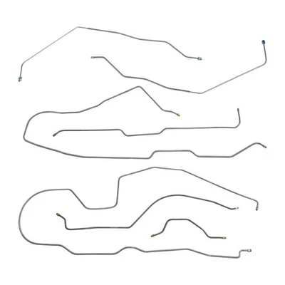 1980-81 Jeep CJ7 питания диск узкая ось модель 20 полный тормозной магистрали набор SS - Изображение 1 из 4