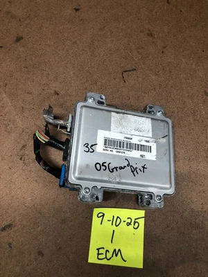 05 Pontiac Grand Prix 3,8 L sobrealimentado ECM ECU motor módulo de computadora 12596624 Foto 1 de 4