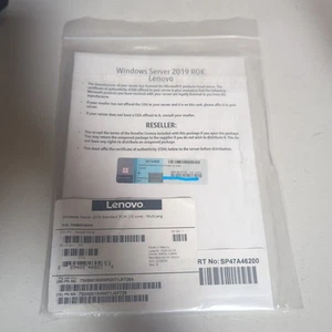 Lenovo 7S050015WW Microsoft Windows Server 2019 Standard (16 Core MultiLang) +CD - Picture 1 of 6