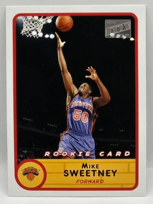 03-04 Topps Bazooka Mike Sweetney (Mini) RC (New York Knicks) #245 - Image 1 of 2
