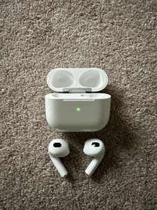 Casque intra-auriculaire sans fil Apple AirPods 3ème génération - Blanc - Photo 1 sur 5