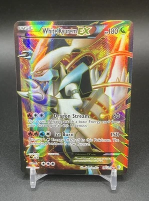White Kyurem EX 146/149 Boundaries Crossed 2012 Full Art Holo Pokémon Card LP - Image 1 of 4