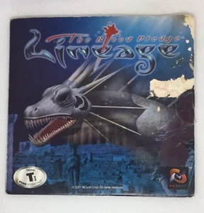 Lineage The Blood Pledge MMORPG PC CD-Rom 2001 Slim Case NC Soft - Picture 1 of 5