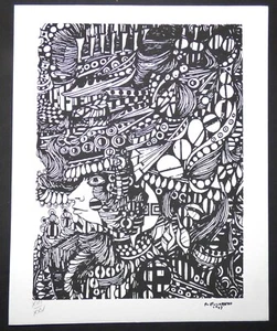 CARNIVAL MASK #4 / Cuba Serigraph by RENE PORTOCARRERO from Cuban Poster Gallery - Picture 1 of 4