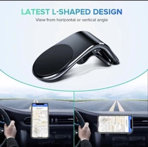 Clip On Magnetic Car Phone Holder - Photo 1 sur 4