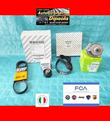 KIT DISTRIBUZIONE ORIGINALE POMPA ACQUA CINGHIA FIAT 500 PANDA PUNTO 1.2 1.4 - Immagine 1 di 2