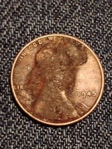 1945 wheat penny no mint mark error - Picture 1 of 4