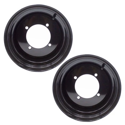 12x7 UTV ATV Rims Wheel 12" Steel Rim 4/137 4+3 for Kawasaki Teryx Mule Set of 2 - Image 1 of 4